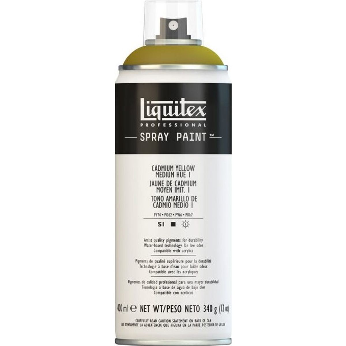 Liquitex - Spraymaling - Cadmium Yellow Medium Hue 1 400 Ml