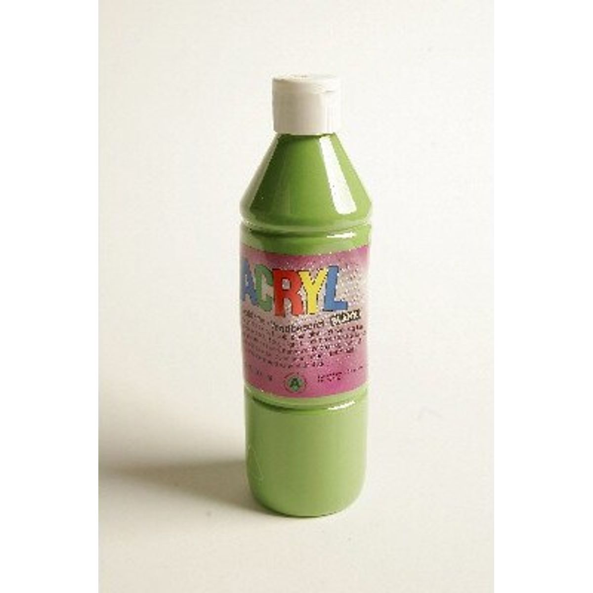 Fantasy Color - Acryl Maling - Lysegrøn - Blank - 500 Ml - Fantasy