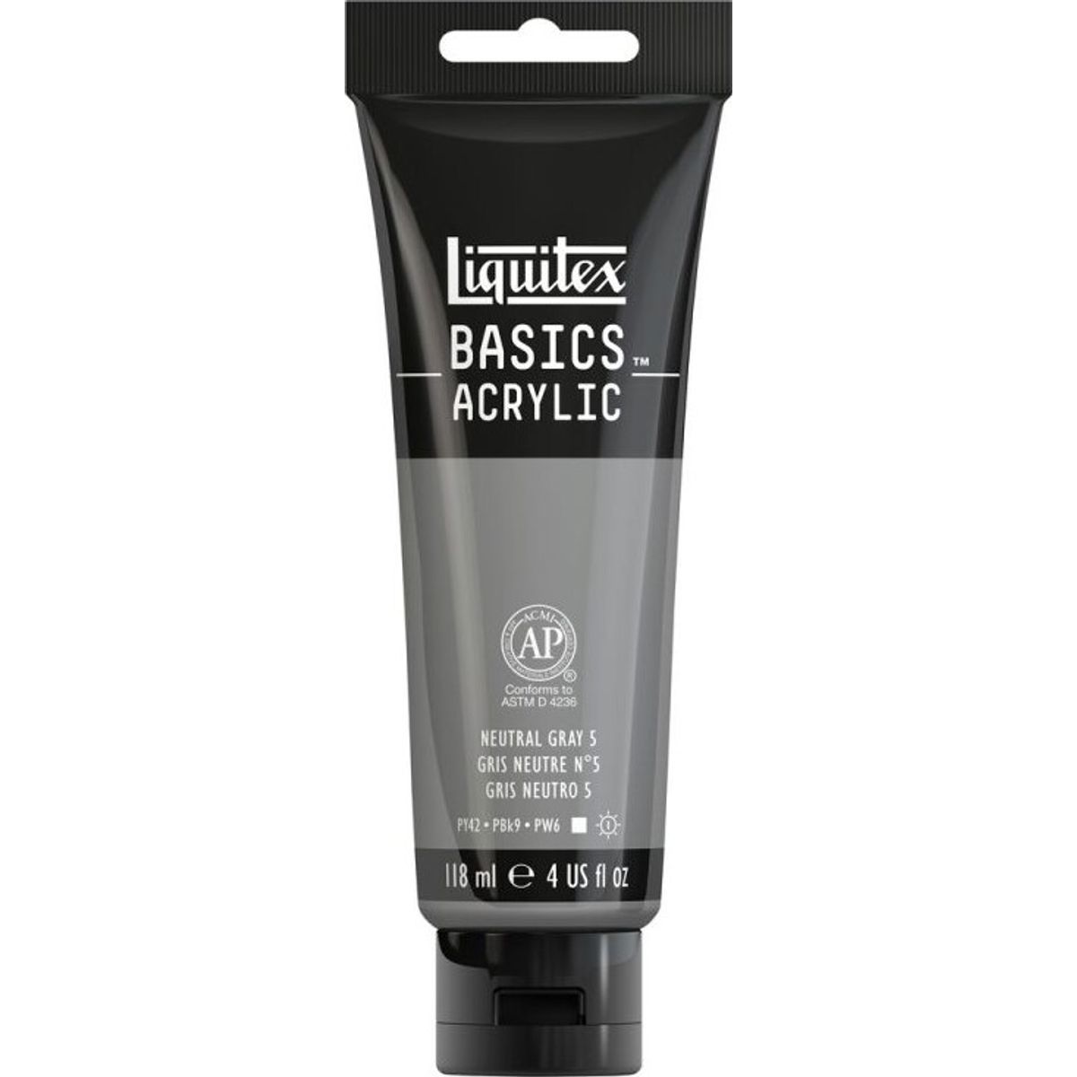 Liquitex - Basics Akrylmaling - Neutral Grå 250 Ml