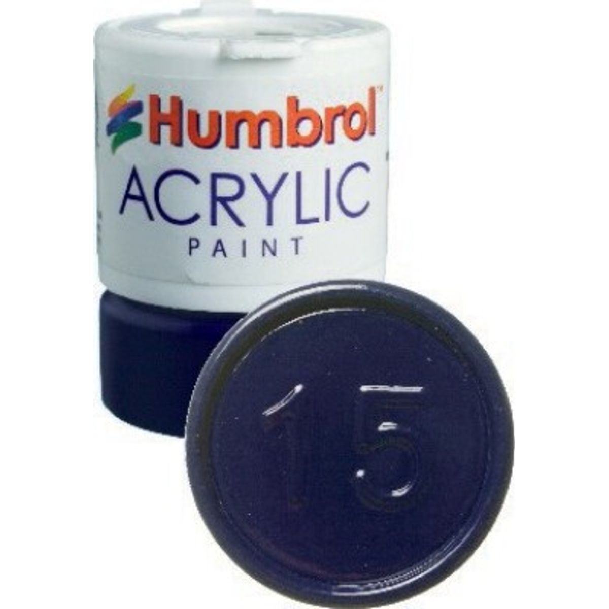 Humbrol - Akryl Maling - 12 Ml - Midnat Blå Blank - Replaced - 15