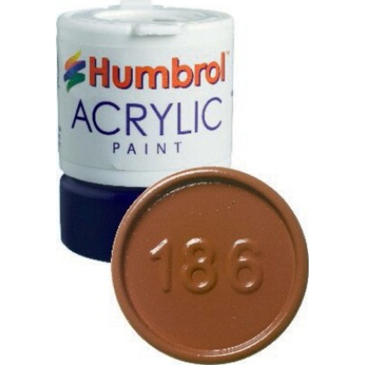 Humbrol - Akryl Maling - 14 Ml - Brun Mat - Replaced - 186