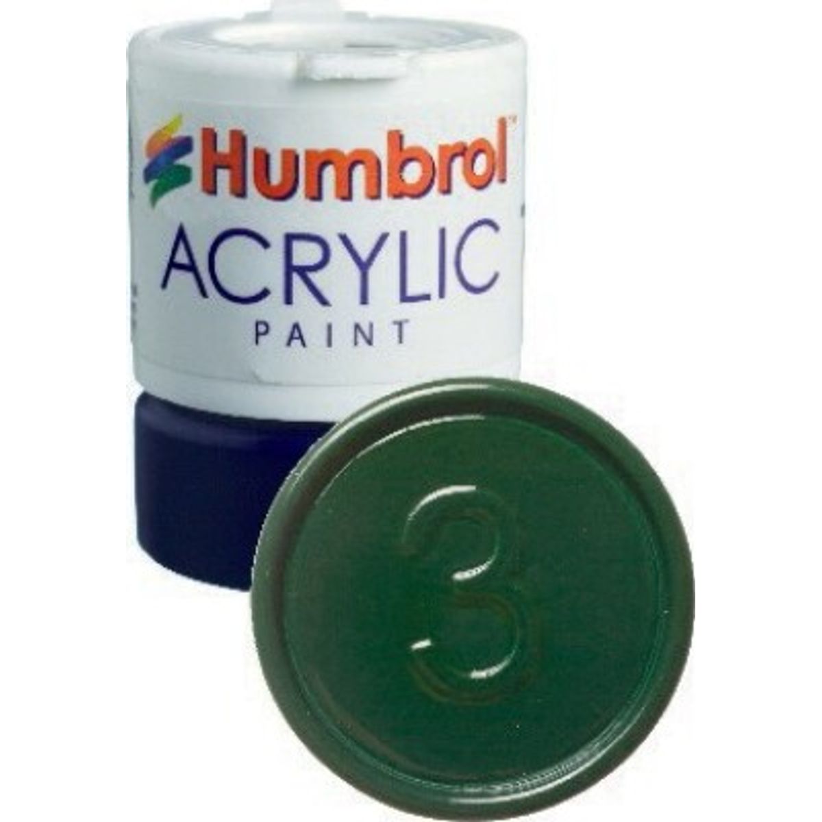 Humbrol - Akryl Maling - 14 Ml - Brunswick Grøn - Replaced - 3