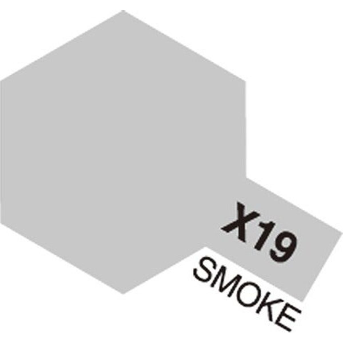 Tamiya - Acrylic Mini - X-19 Smoke Gloss 10 Ml - 81519