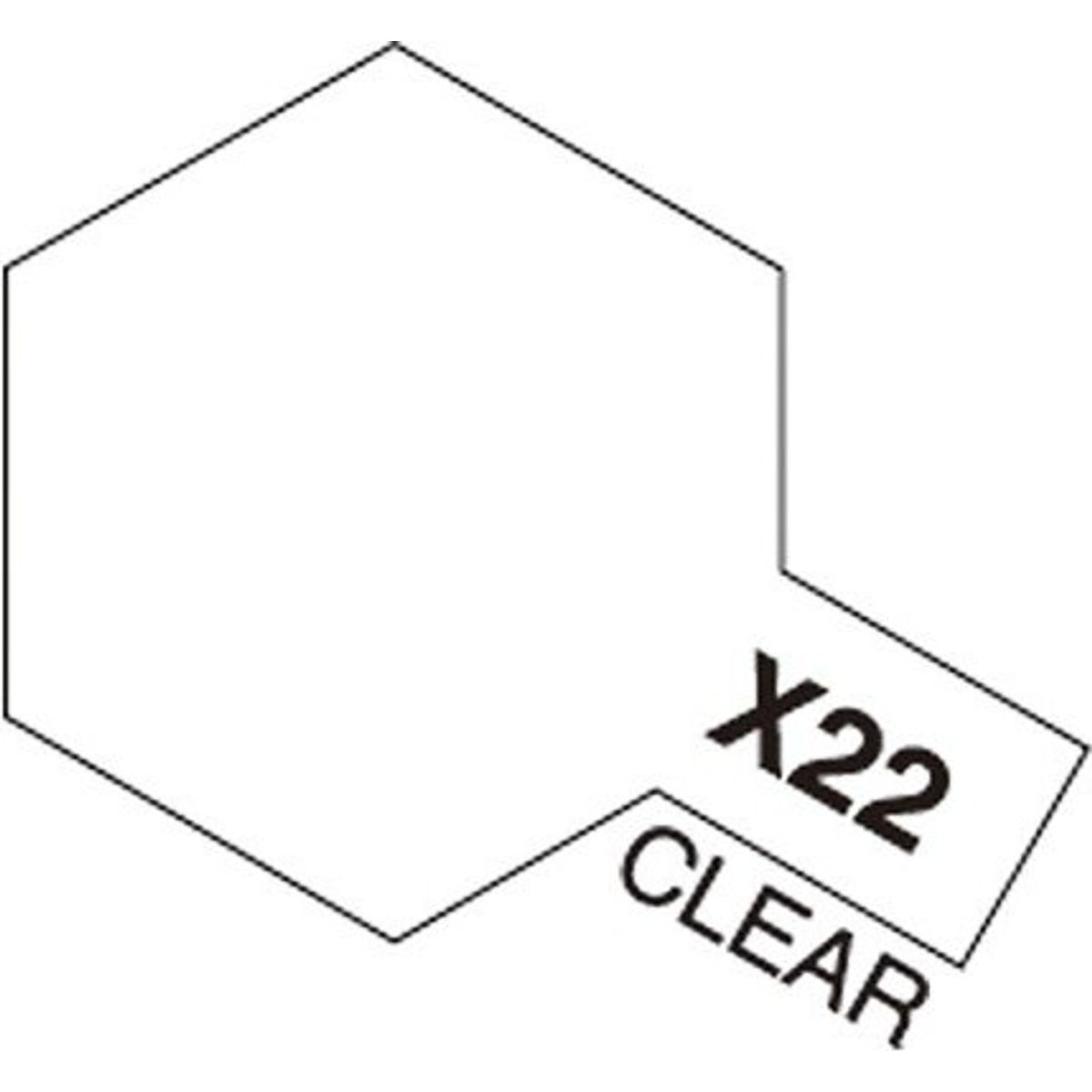 Tamiya - Acrylic Mini - X-22 Clear Gloss 10 Ml - 81522