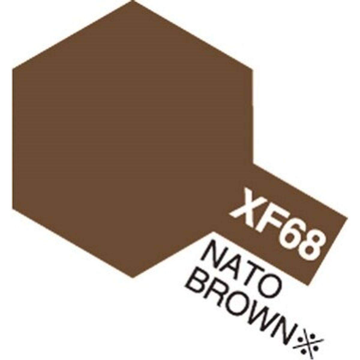 Tamiya - Acrylic Mini - Xf-68 Nato Brown Flat 10 Ml - 81768