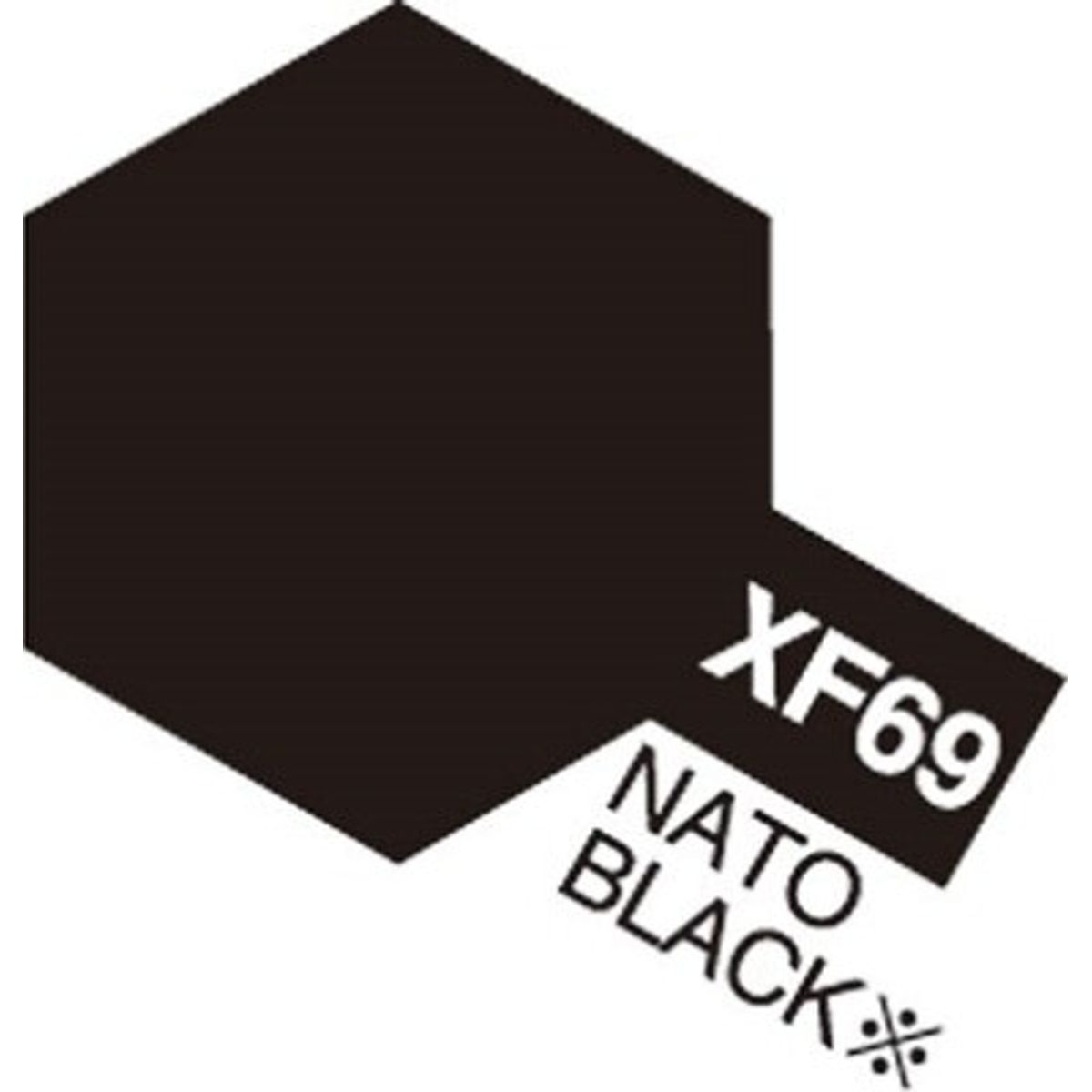 Tamiya - Acrylic Mini - Xf-69 Nato Black Flat 10 Ml - 81769