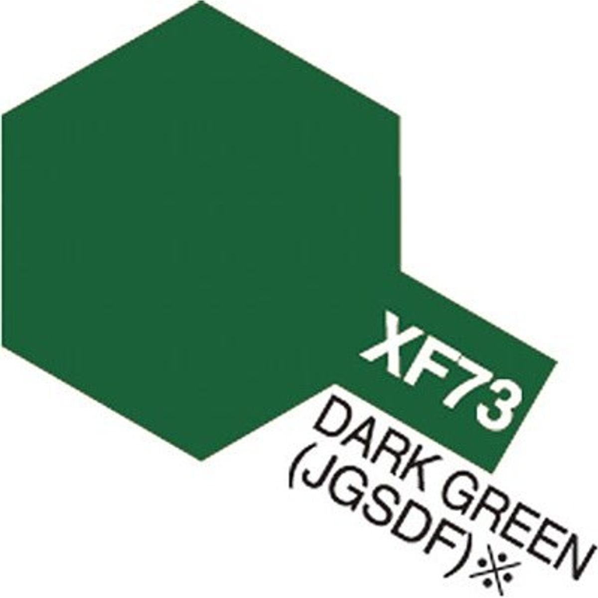 Tamiya - Acrylic Mini - Xf-73 Dark Green Jgsdf Flat 10 Ml - 81773