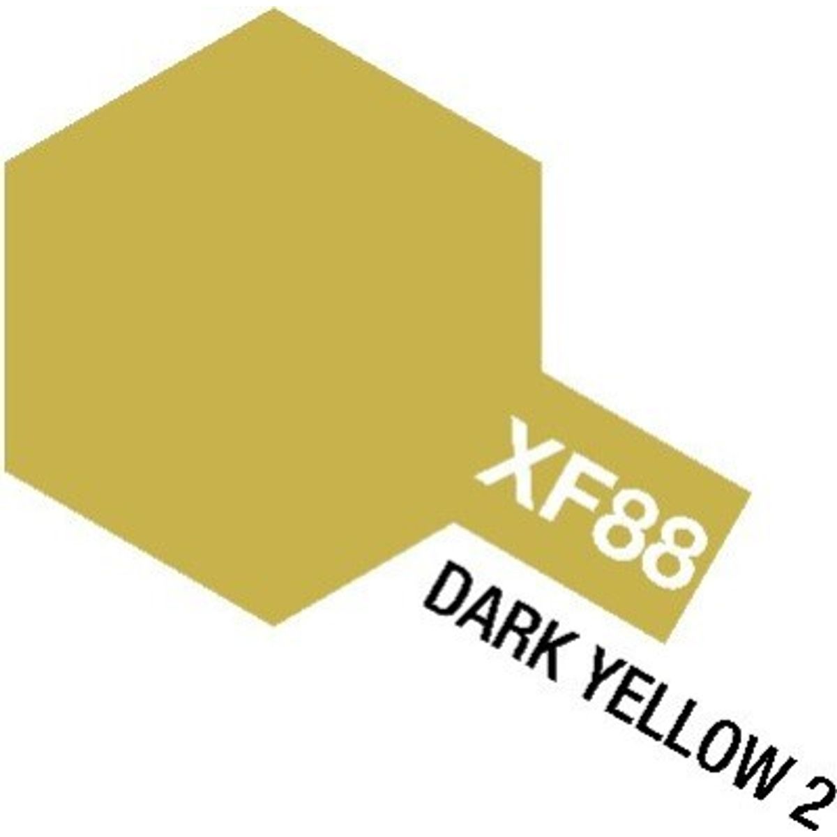 Tamiya - Acrylic Mini - Xf-88 Dark Yellow 2 Flat 10 Ml - 81788