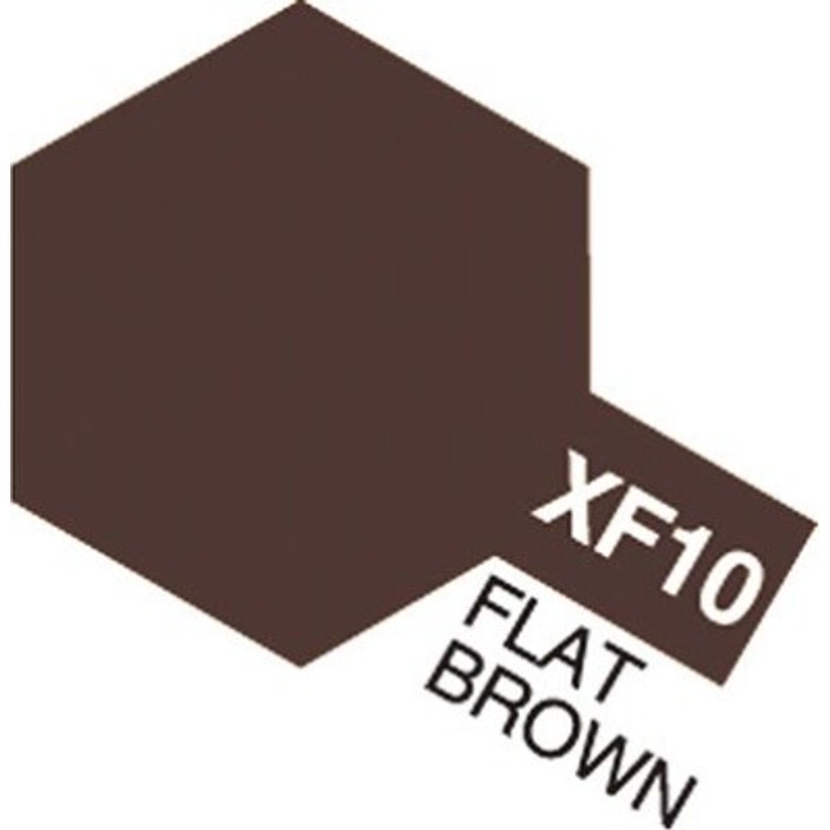 Tamiya - Acrylic Mini - Xf-10 Flat Brown 10 Ml - 81710