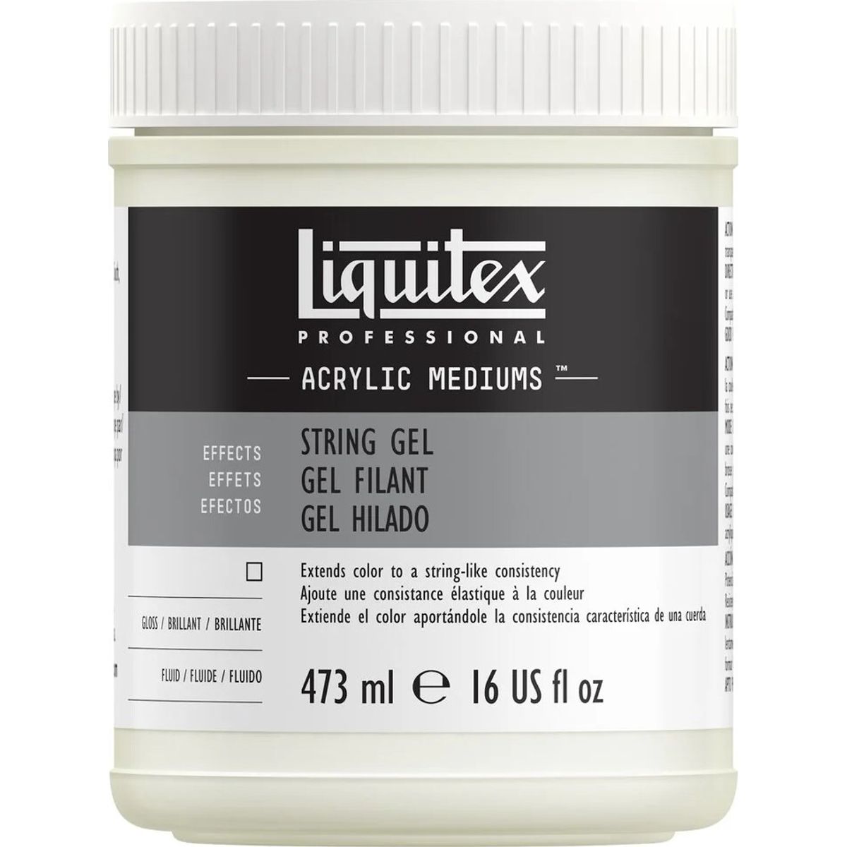 Liquitex - String Gel Akryl Medium 473 Ml