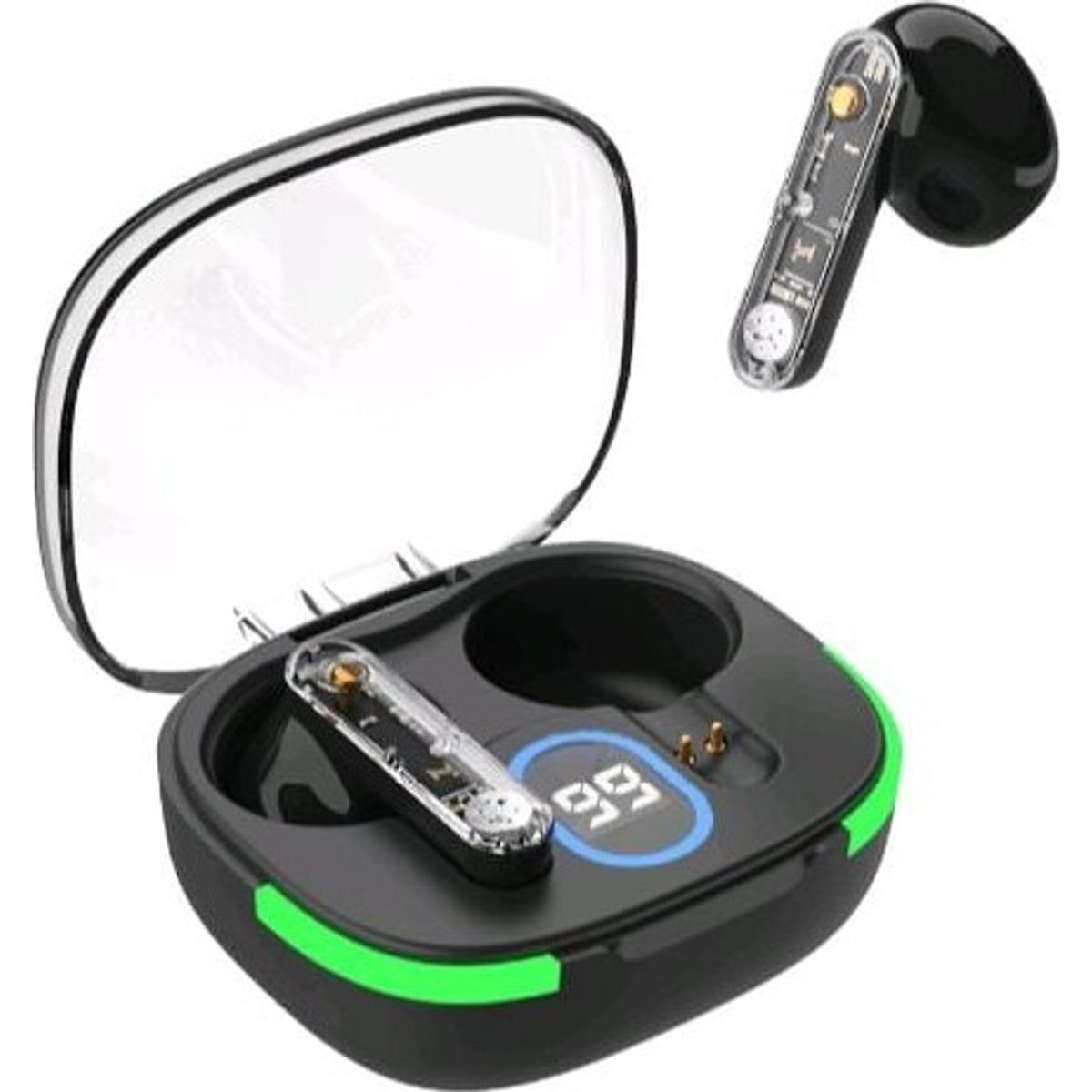 Aeroz - Tws-1020 - Trådløse Bluetooth Earpods - Sort