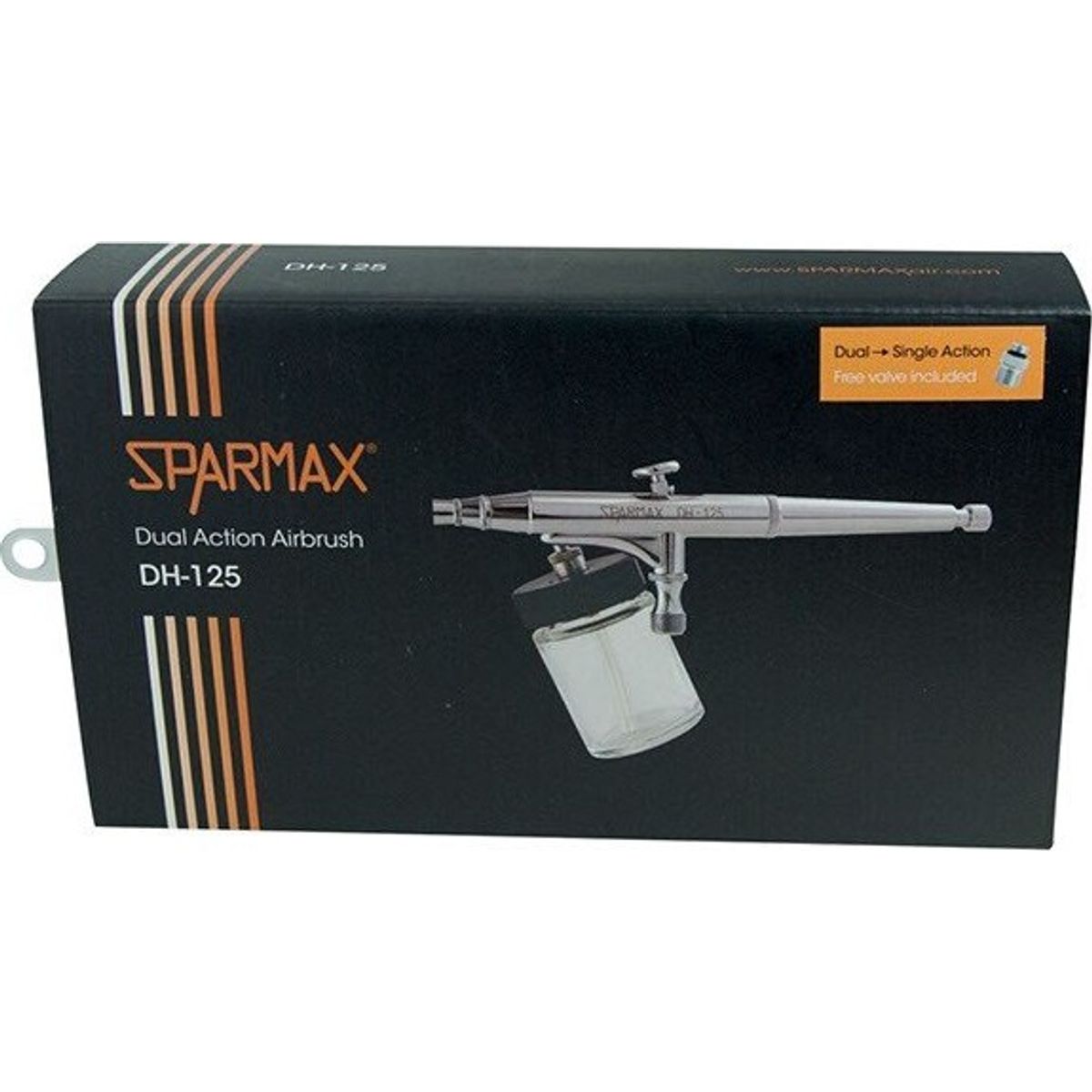 Sparmax Dh-125 - Airbrush Til Hobby - Dual Action - 0,5 Mm