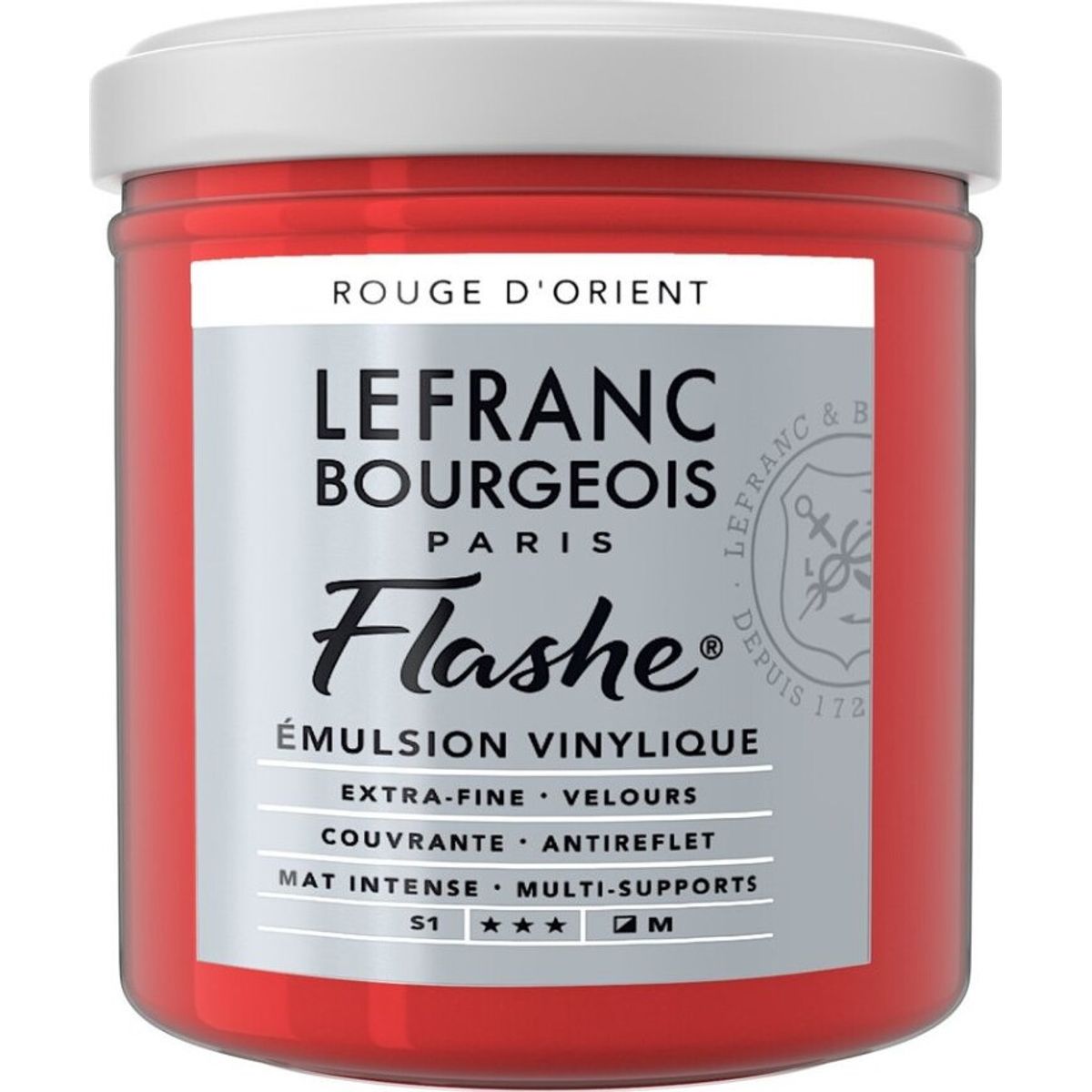 Lefranc & Bourgeois - Flashe Akrylmaling - Oriental Red 125 Ml