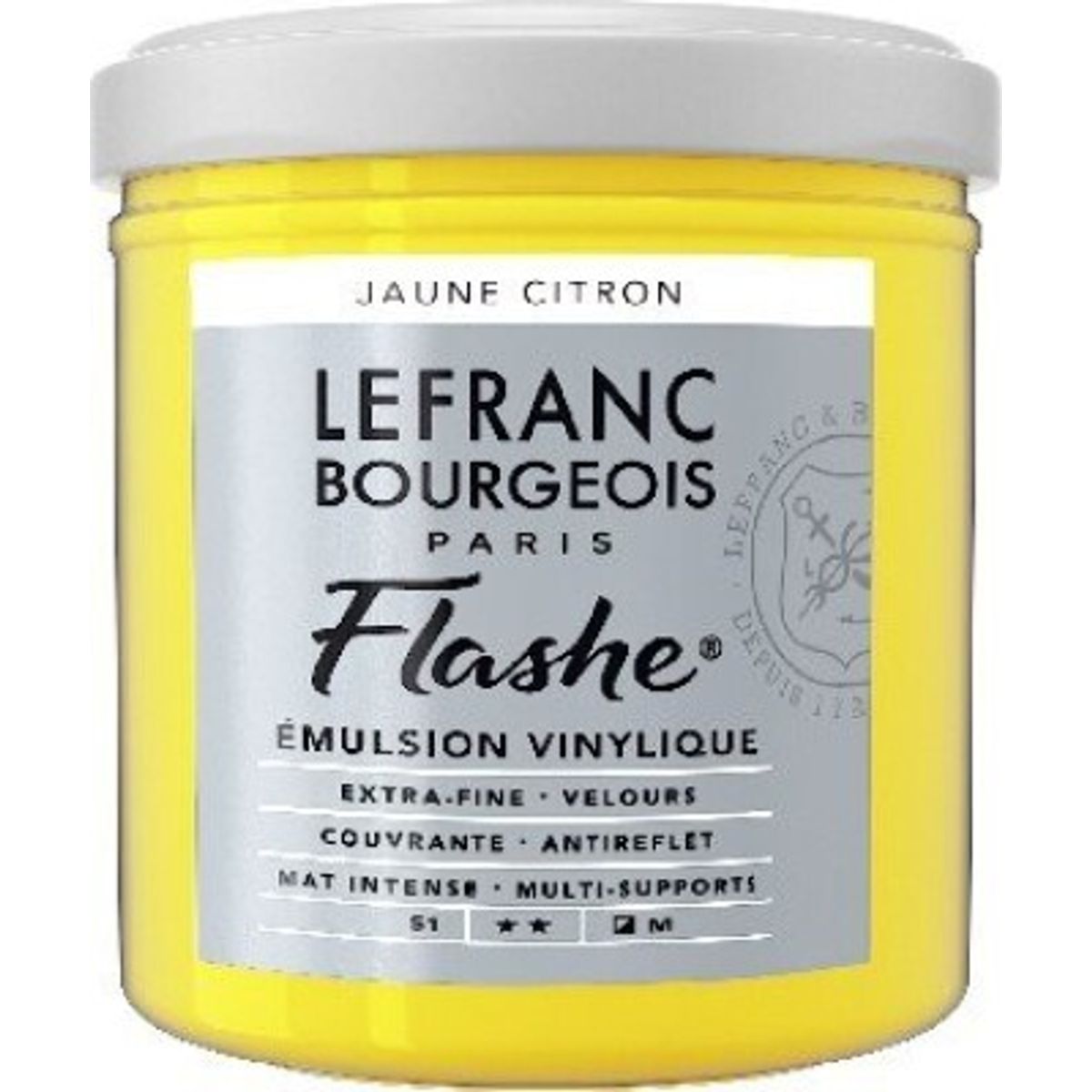 Lefranc & Bourgeois - Flashe Akrylmaling - Lemon Yellow 125 Ml