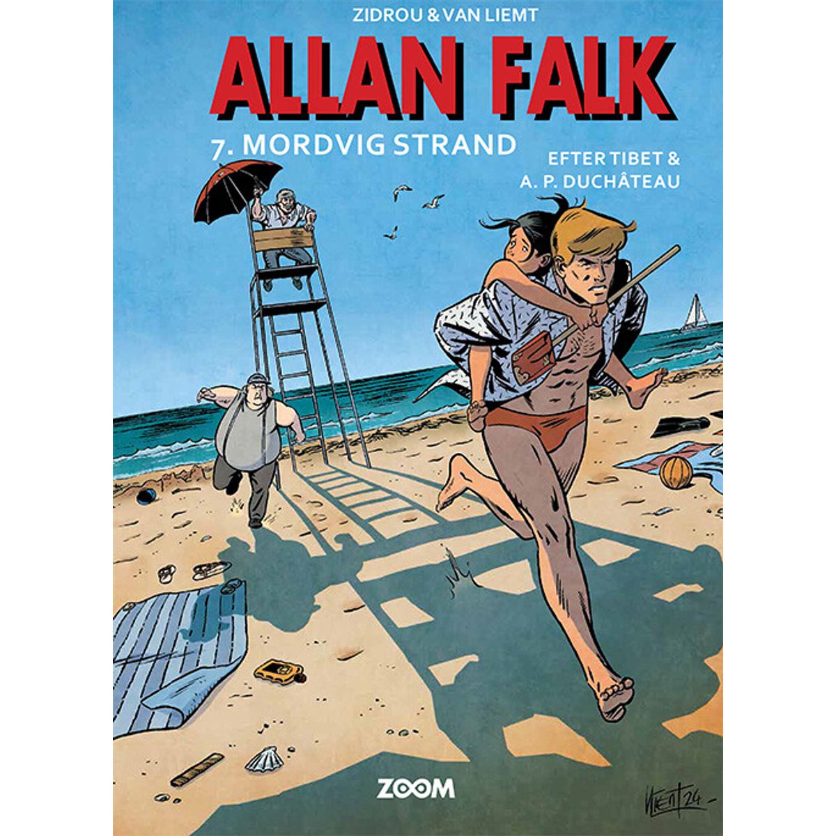 Allan Falk 7: Mordvig Strand - Zidrou - Tegneserie