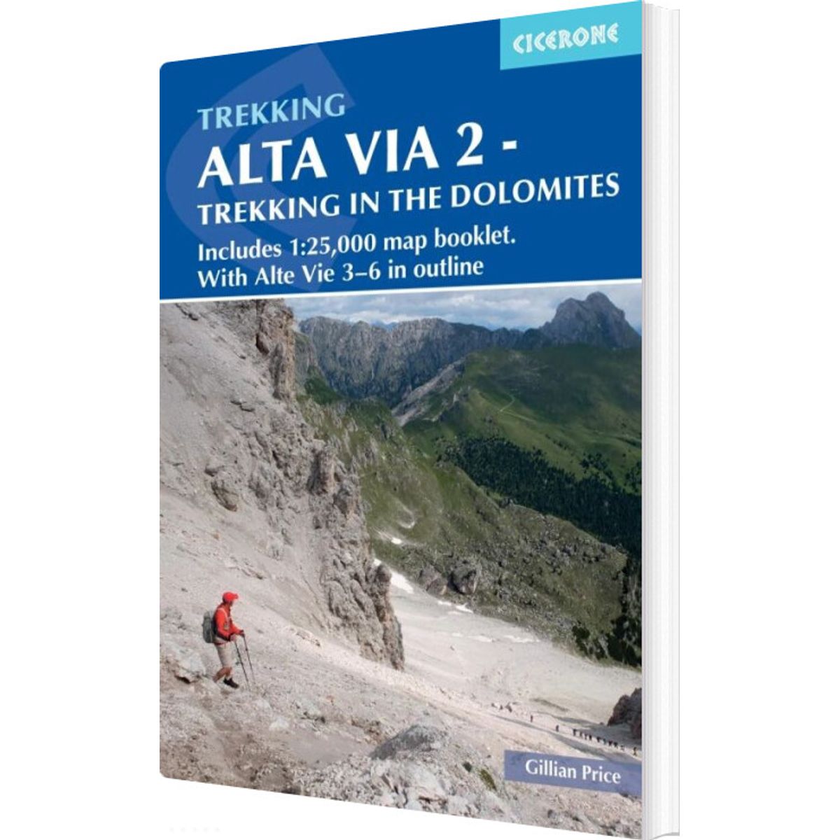 Alta Via 2 - Trekking In The Dolomites - Gillian Price - English Book