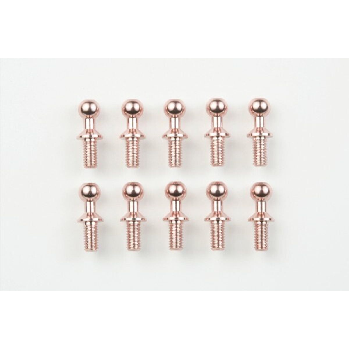 Alu. 4mm Ball Connect. 10stk Pink - 40512 - Tamiya