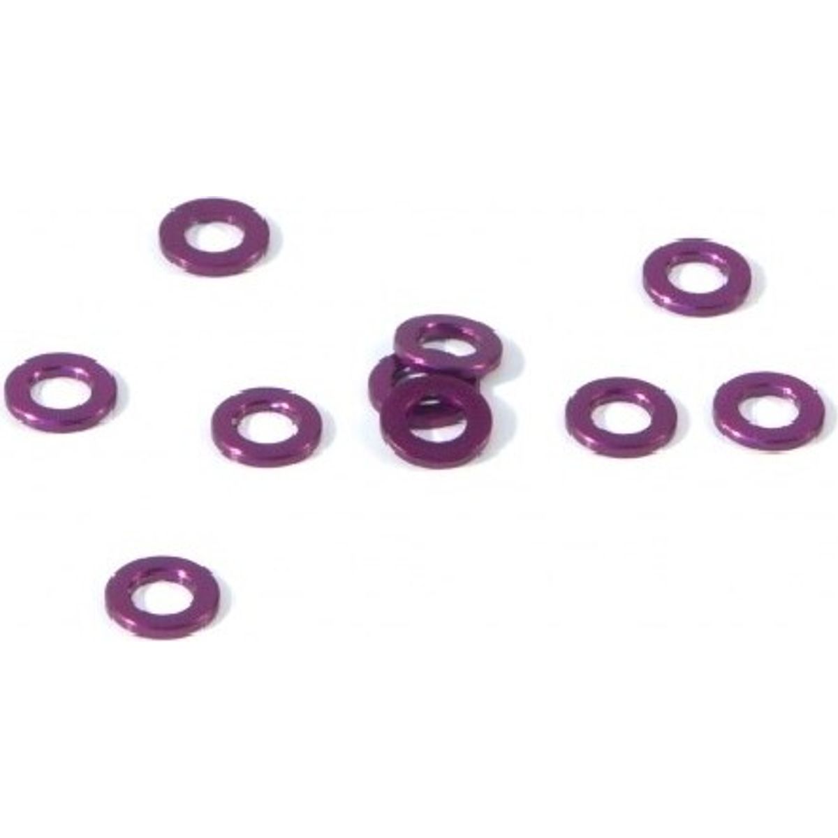 Aluminium Washer 3 X 6 X 0.75mm (purple/10 Pcs) - Hpz814 - Hpi Racing