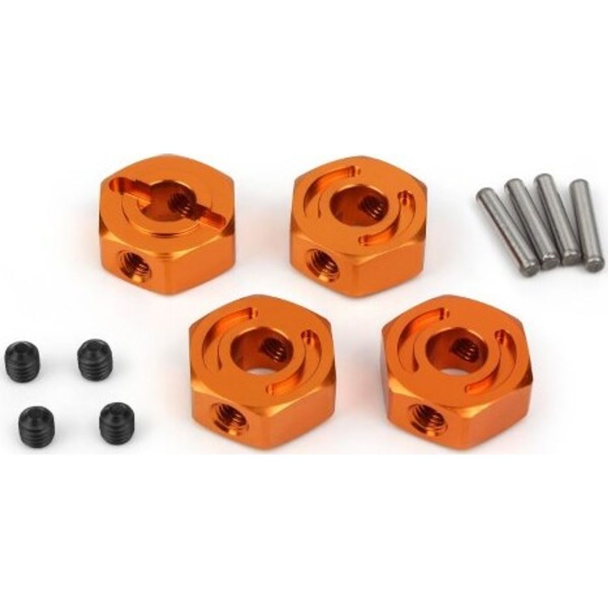 Aluminium Hex Hub Set Lock Type (12mm Jumpshot) - Hp160240 - Hpi Racing