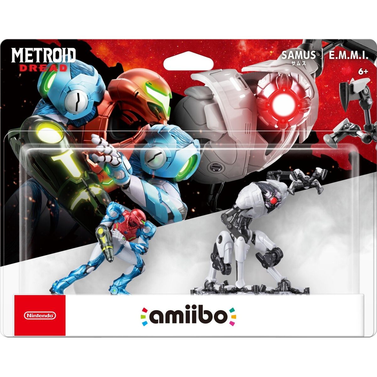 Nintendo Amiibo Figurer - Method Dread - Samus & E.m.m.i.