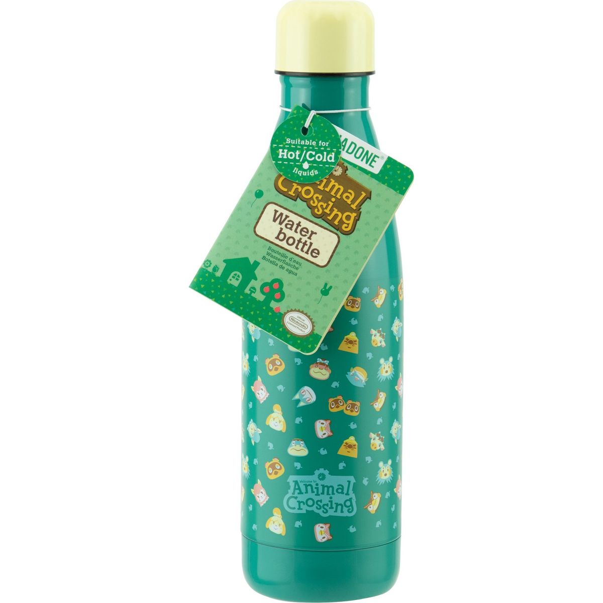 Animal Crossing - Termoflaske - Grøn - 460 Ml