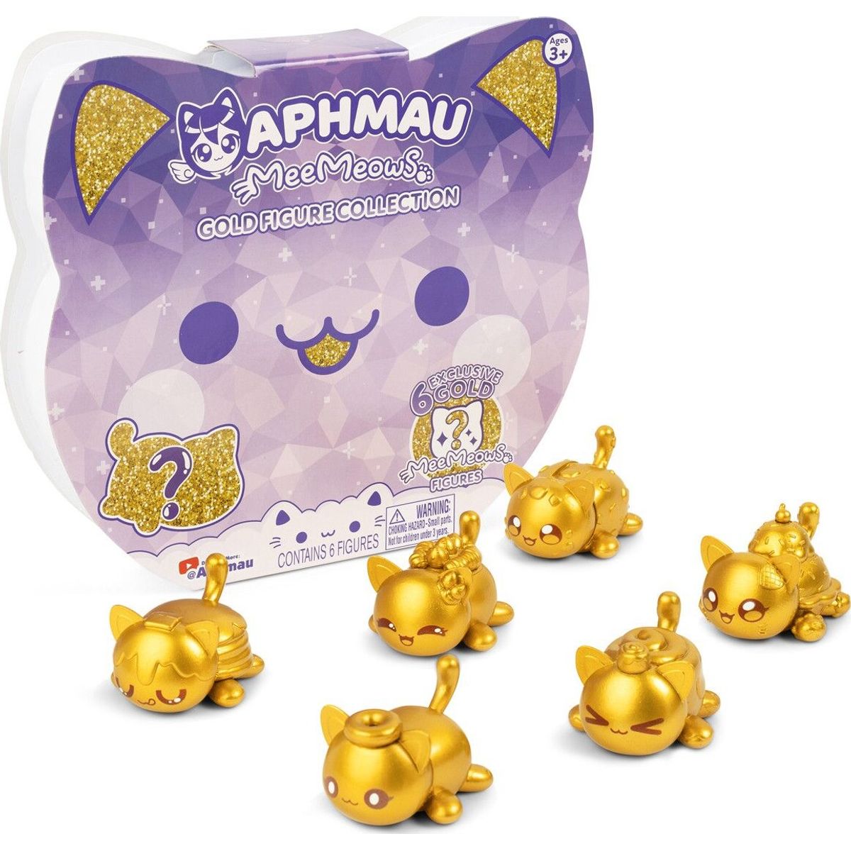 Aphmau - Meemeows Gold Figure Collection - Guld - 6 Stk