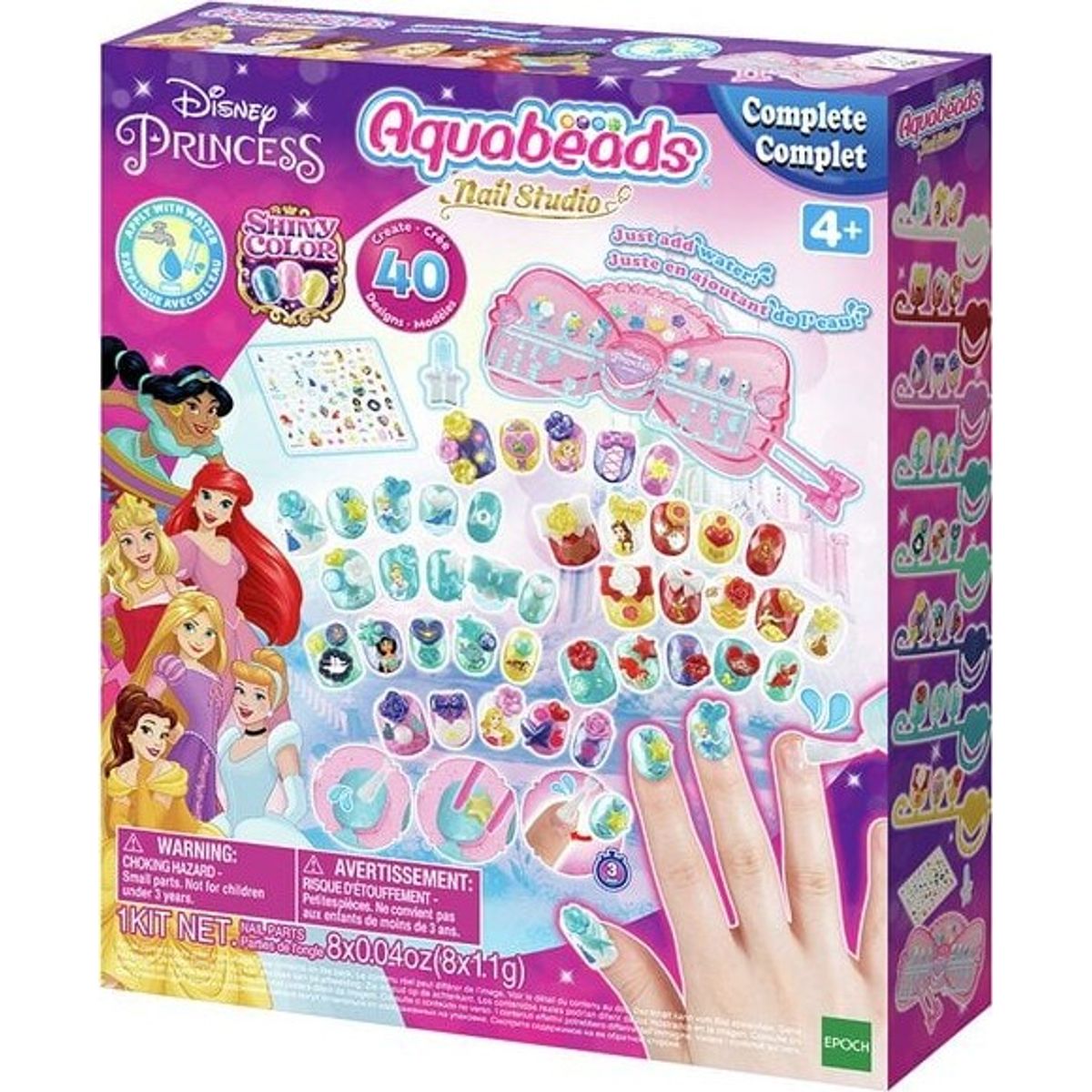 Aquabeads Nail Studio - Disney Princess - Nail Art Til Børn