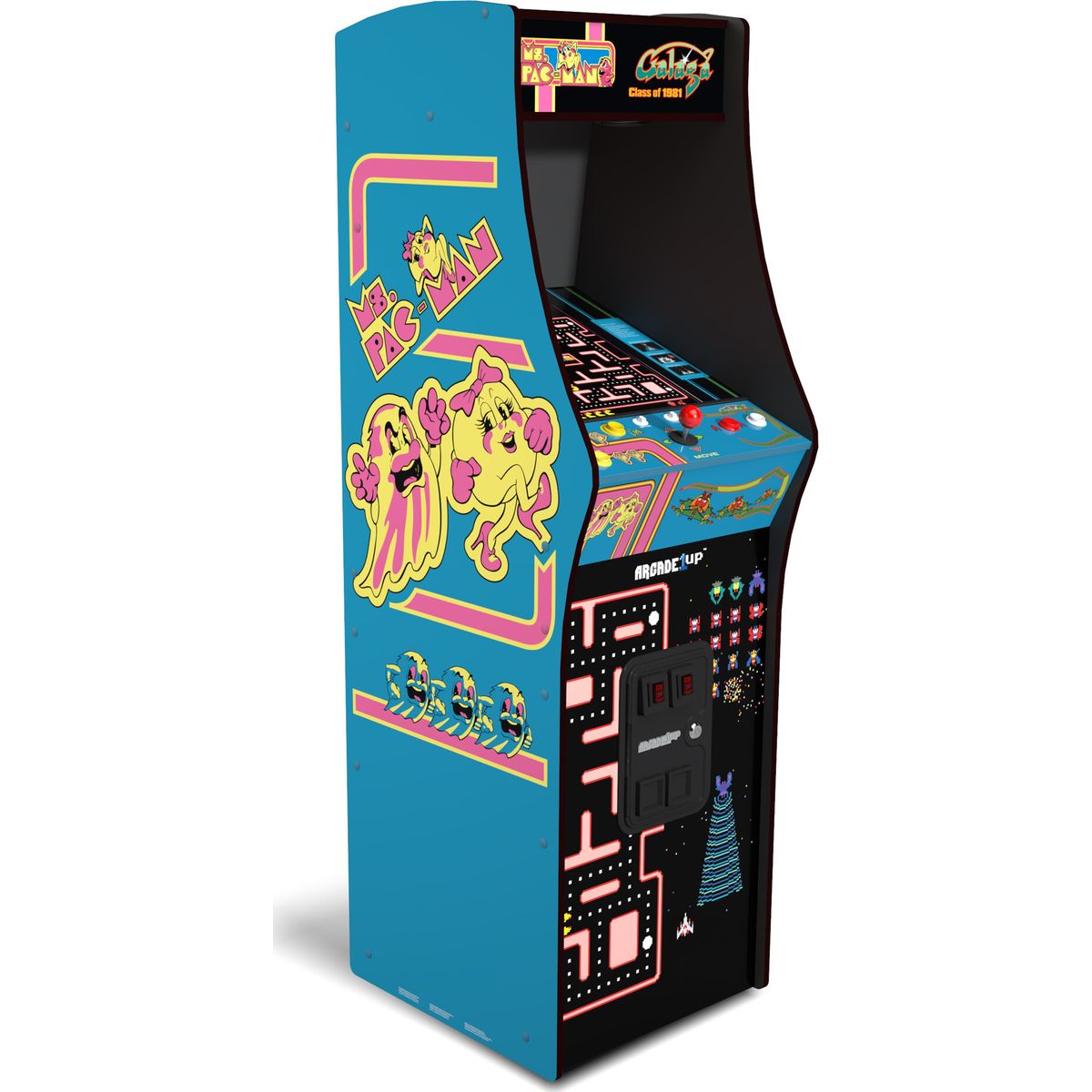 Arcade 1 Up - Ms. Pac-man Vs Galaga Class 81 - Arkademaskine - 12 Spil