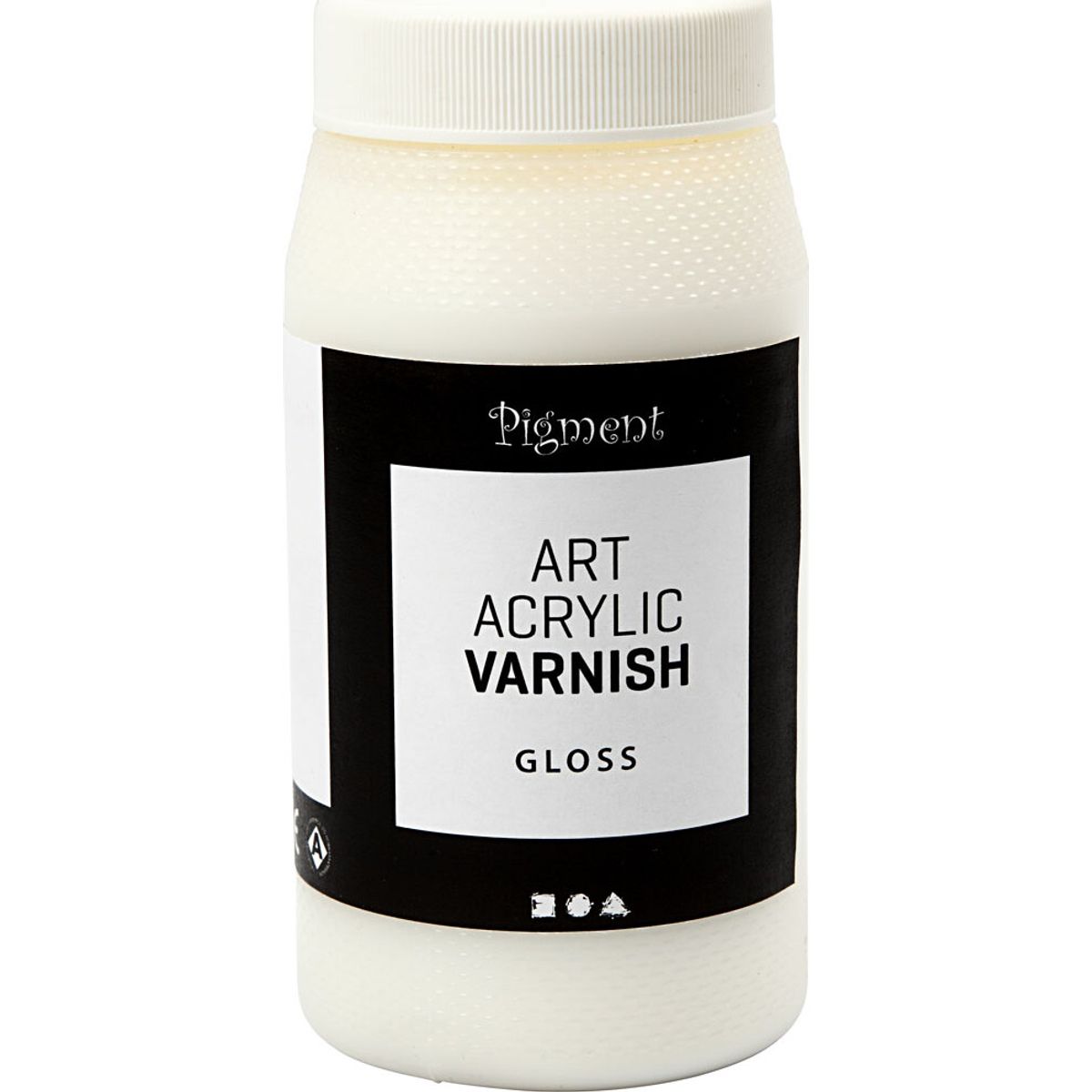 Art Acrylic Slutfernis - Blank Transparent - Hvid - 500 Ml