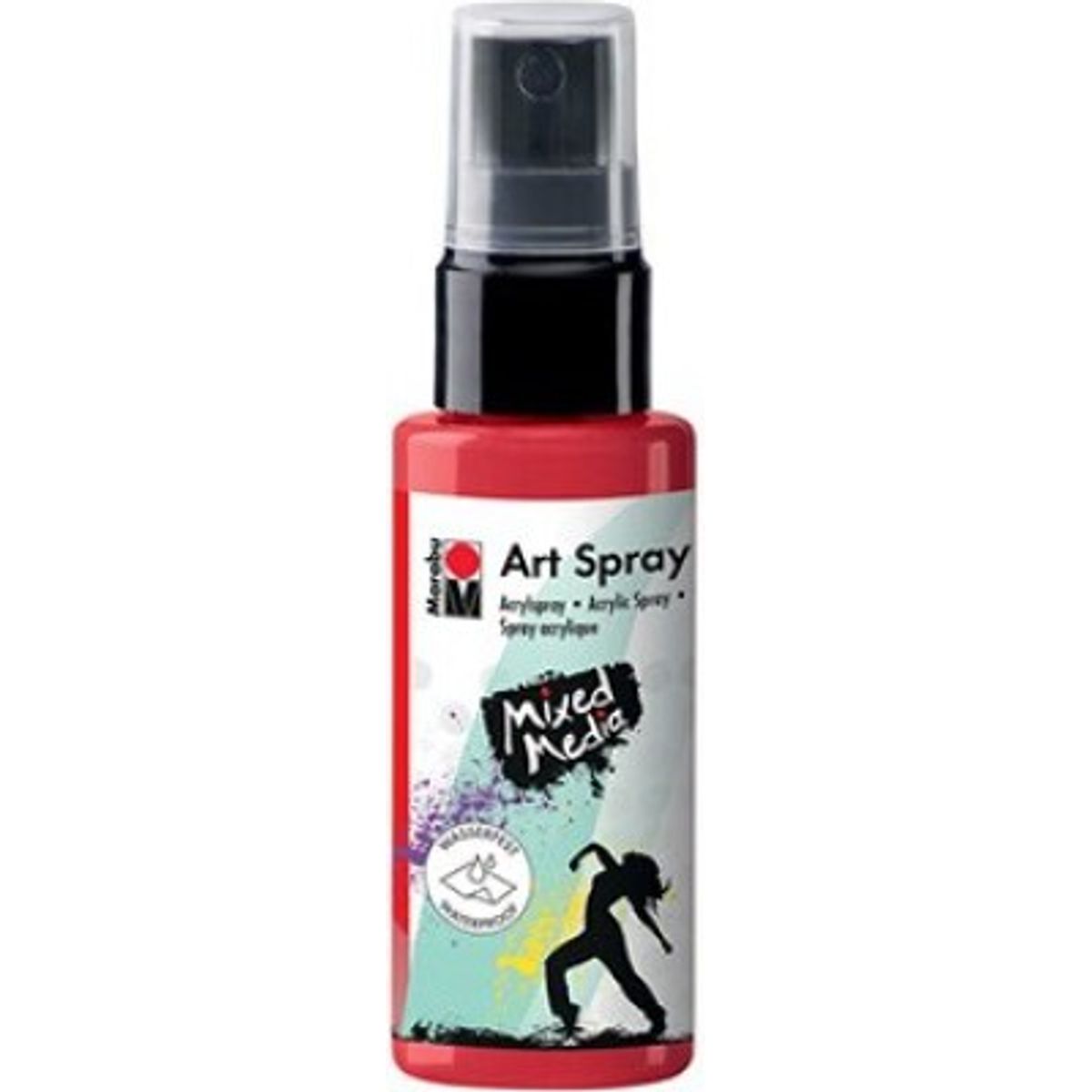 Marabu - Art Spray - Akryl Spraymaling - Rød - 50 Ml