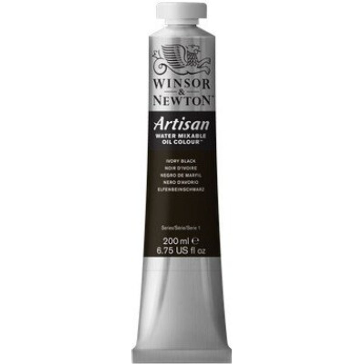 Winsor & Newton - Oliemaling - Ivory Black 200 Ml