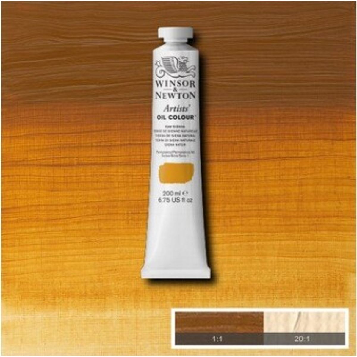 Winsor & Newton - Oliemaling - Artists - Raw Sienna 200 Ml