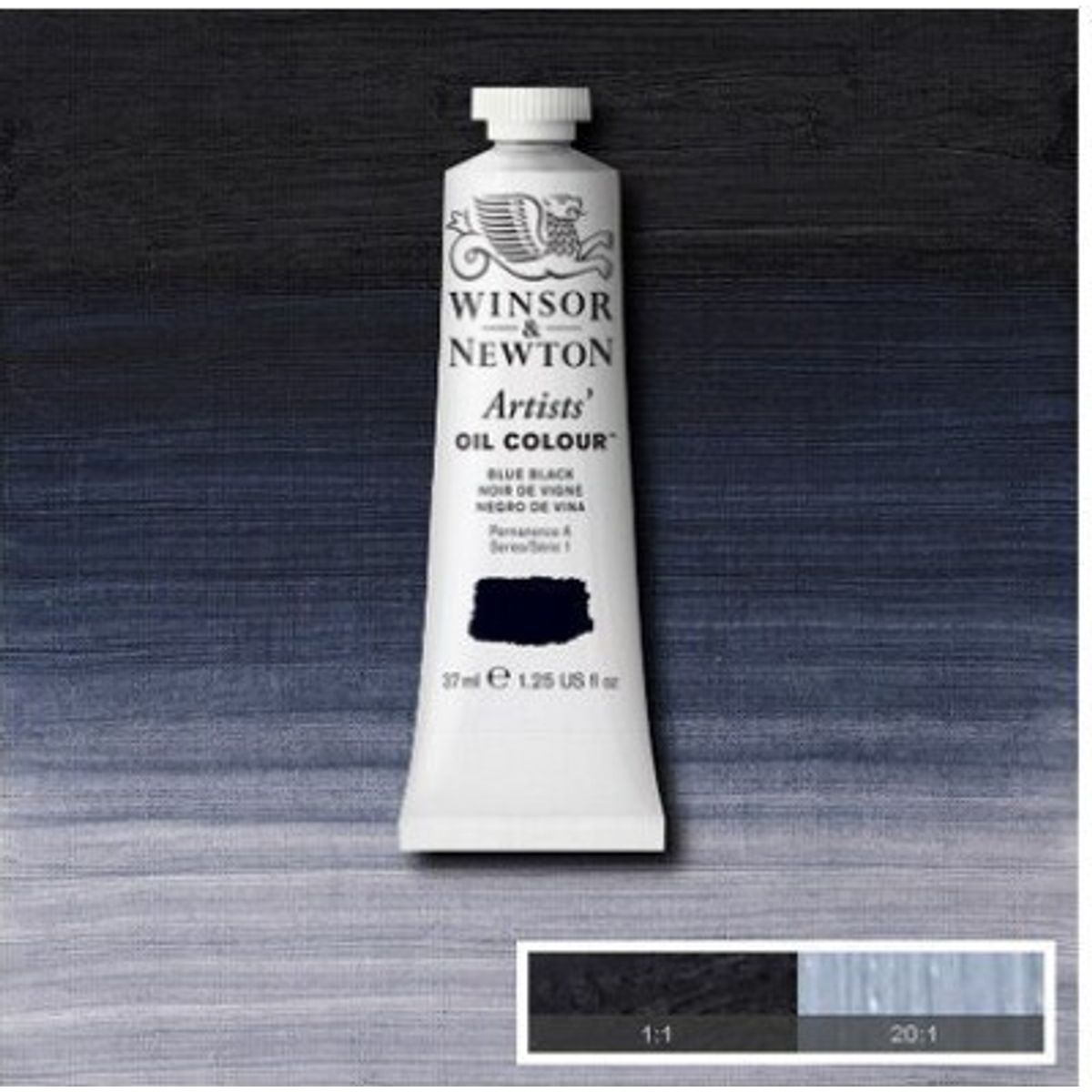 Winsor & Newton - Oliemaling - Artists - Blue Black 37 Ml