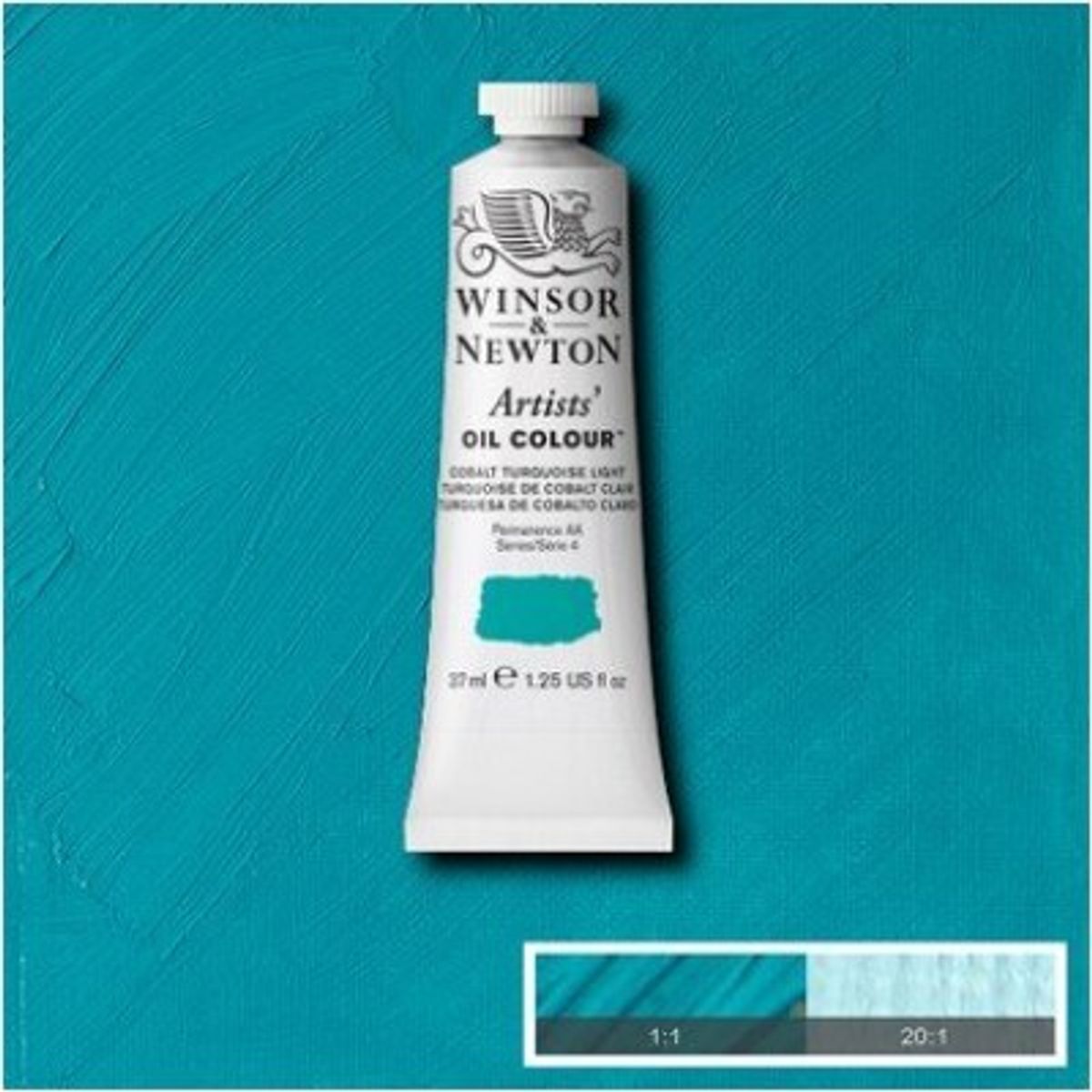 Winsor & Newton - Oliemaling - Artists - Cobalt Turquoise Light 37 Ml