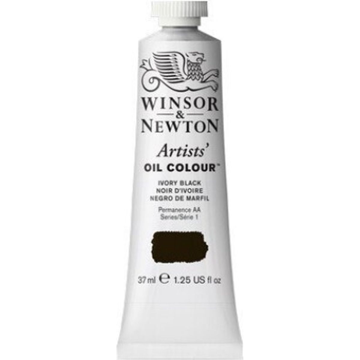 Winsor & Newton - Oliemaling - Artists - Ivory Black 37 Ml