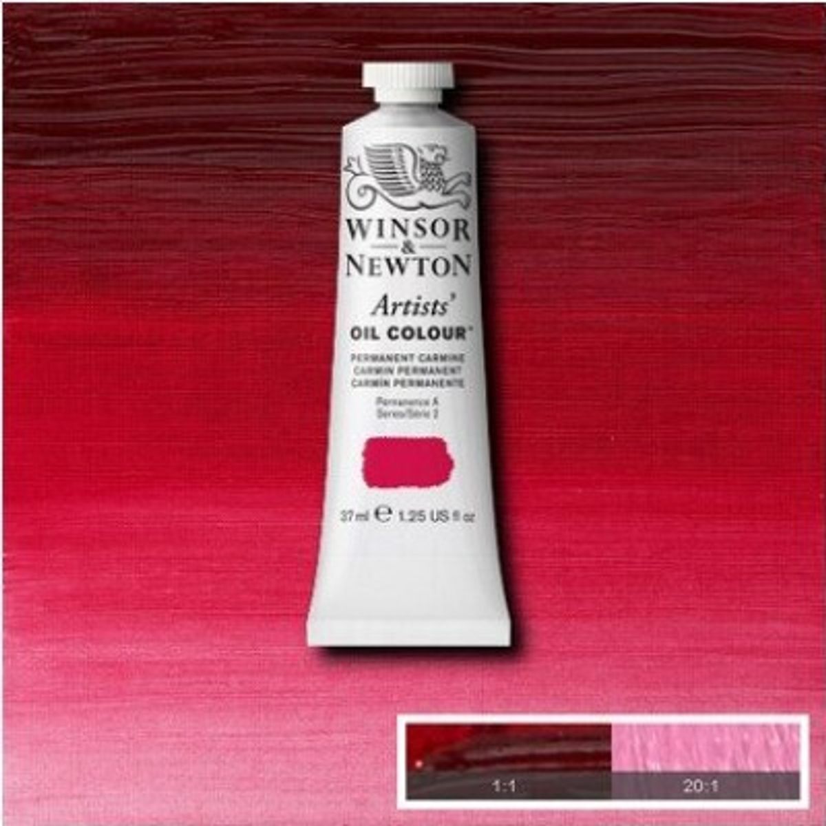 Winsor & Newton - Oliemaling - Artists - Permanent Carmine 37 Ml