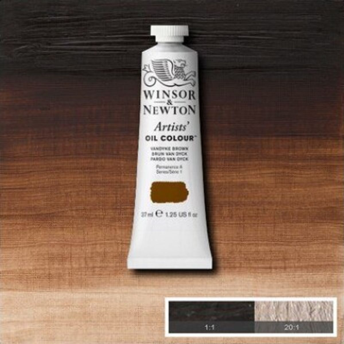 Winsor & Newton - Oliemaling - Artists - Vandyke Brown 37 Ml