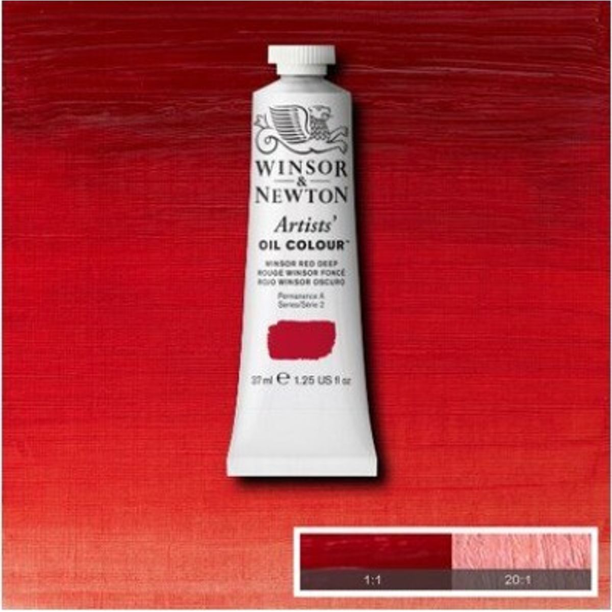 Winsor & Newton - Oliemaling - Artists - Winsor Red Deep 37 Ml