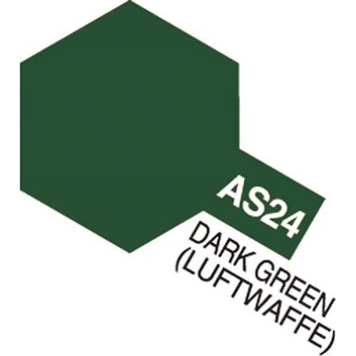 Tamiya - Aircraft Spray Maling - As-24 Dark Green Luftwaffe - 86524