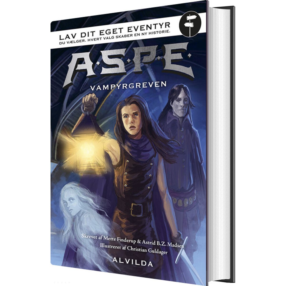 A.s.p.e. - Lav Dit Eget Eventyr: Vampyrgreven - Mette Finderup - Bog