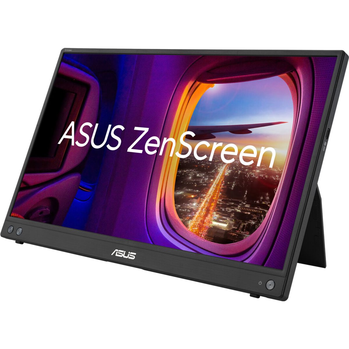 Asus - Zenscreen 15.6 Mb16ahv Portable Usb-c Monitor 1920x1080p Ips 60hz Antibacterial Treatment