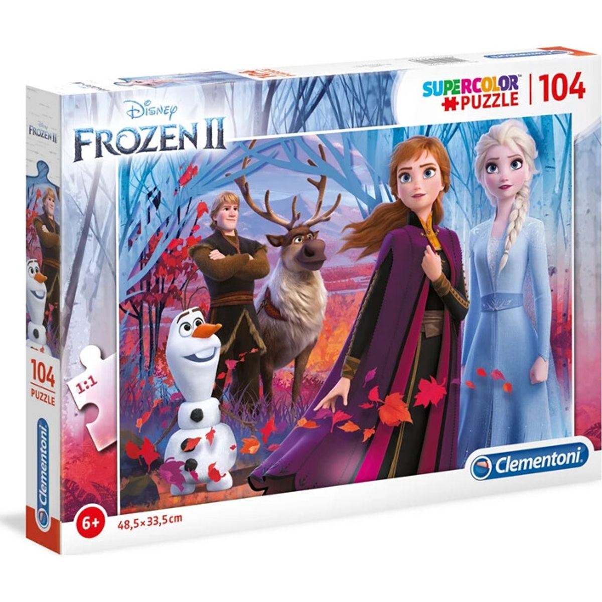 Frost Puslespil - Disney Frozen 2 - 104 Brikker - Clementoni