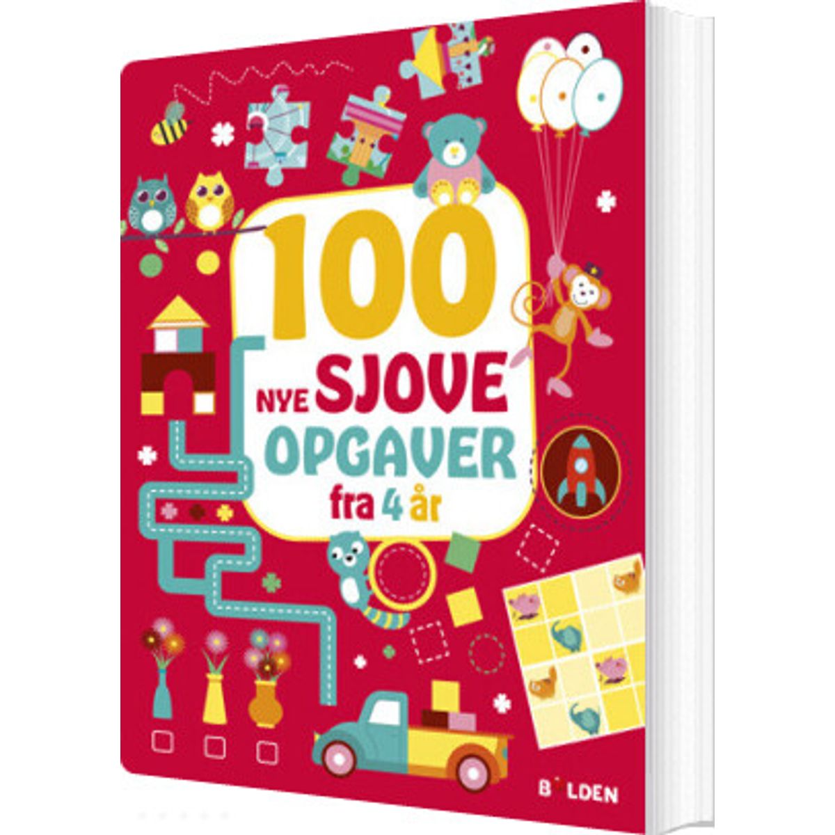 100 Nye Sjove Opgaver - Fra 4 år - Bog