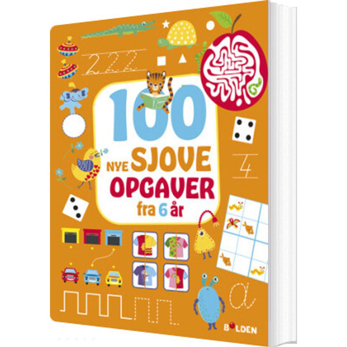 100 Nye Sjove Opgaver - Fra 6 år - Bog