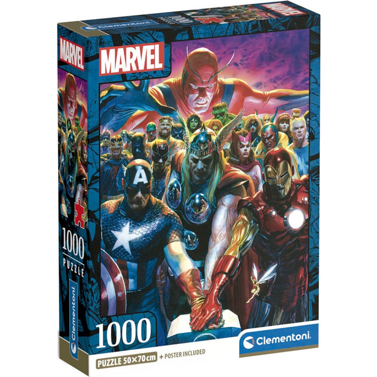 Avengers Puslespil - Marvel - 1000 Brikker - Clementoni