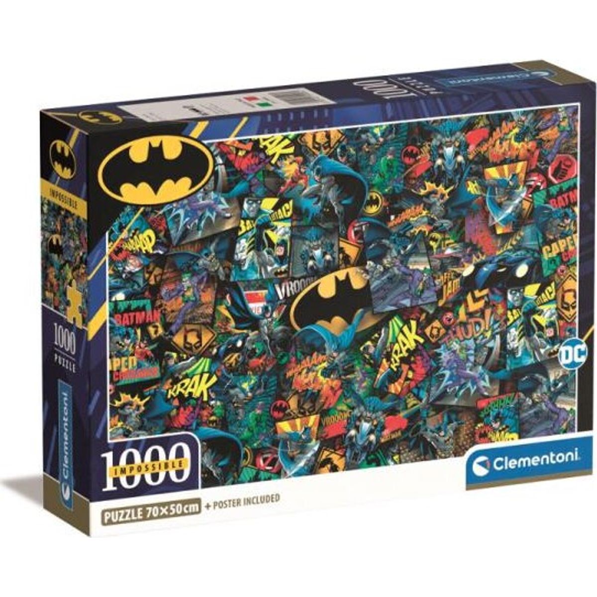 Batman Puslespil - Impossible - 1000 Brikker - Clementoni