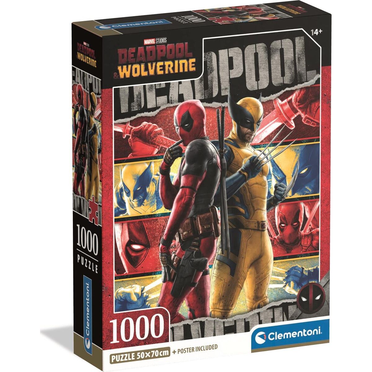 1000 Puslespil Hqc Marvel Deadpool Brikker