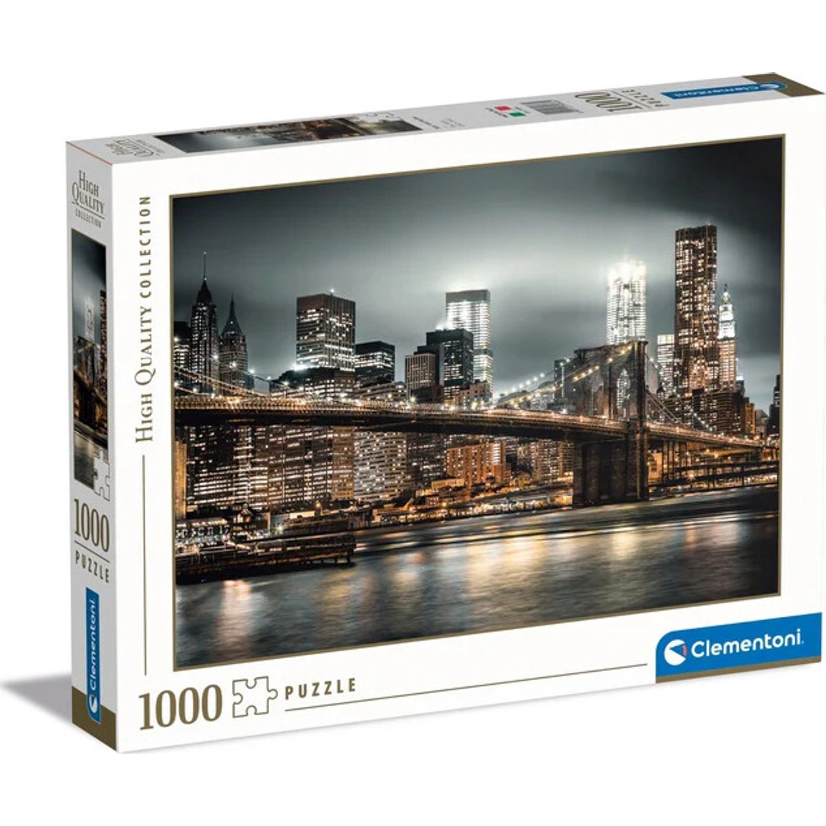 Clementoni Puslespil - New York Skyline - High Quality - 1000 Brikker