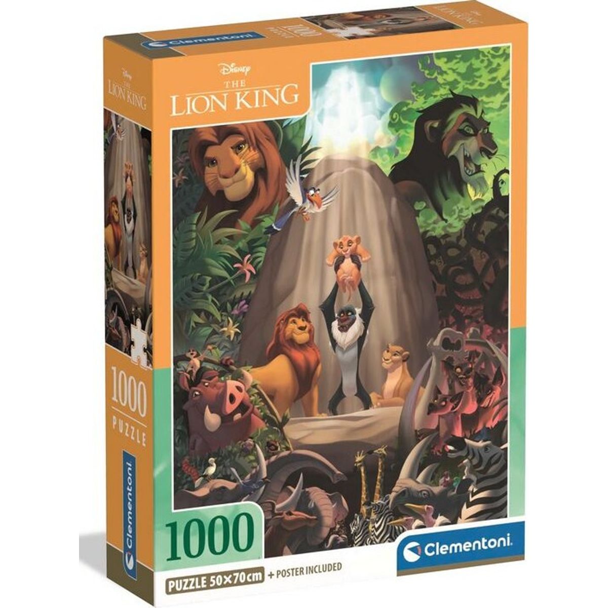 1000 Puslespil Hqc Disney The Lion King Brikker