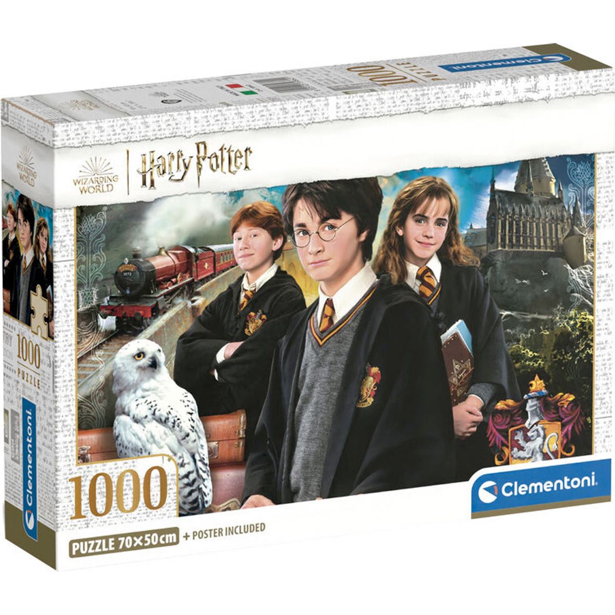 Harry Potter Puslespil - 1000 Brikker - Clementoni